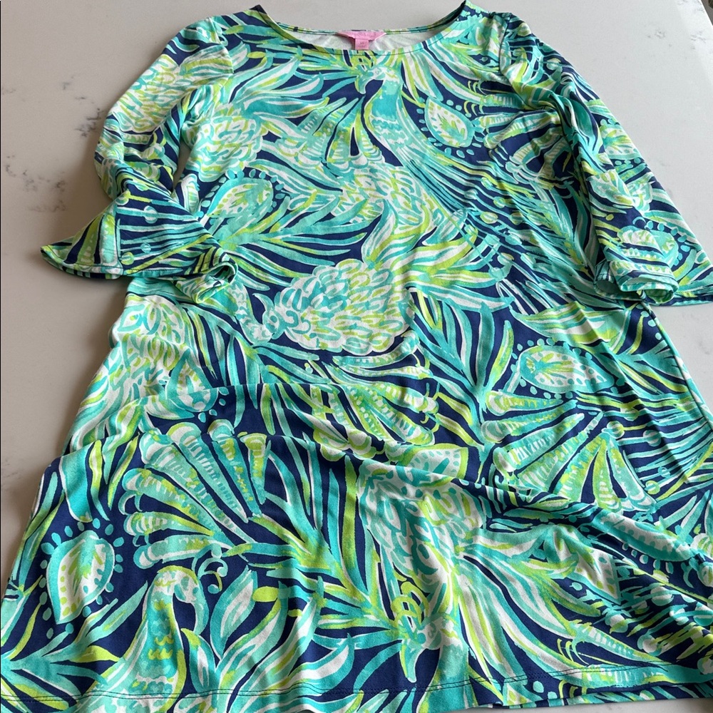 Lilly Pulitzer Ophelia “Party Like A Flock Star” Knit Dress